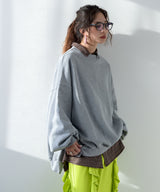 オーバーサイズスウェットプルオーバー