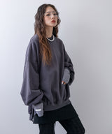 オーバーサイズスウェットプルオーバー