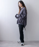 オーバーサイズスウェットプルオーバー