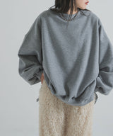 オーバーサイズスウェットプルオーバー
