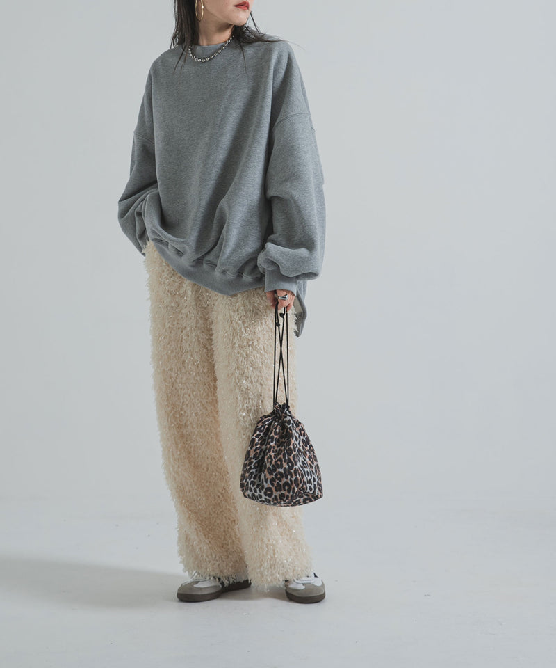 オーバーサイズスウェットプルオーバー