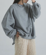 オーバーサイズスウェットプルオーバー