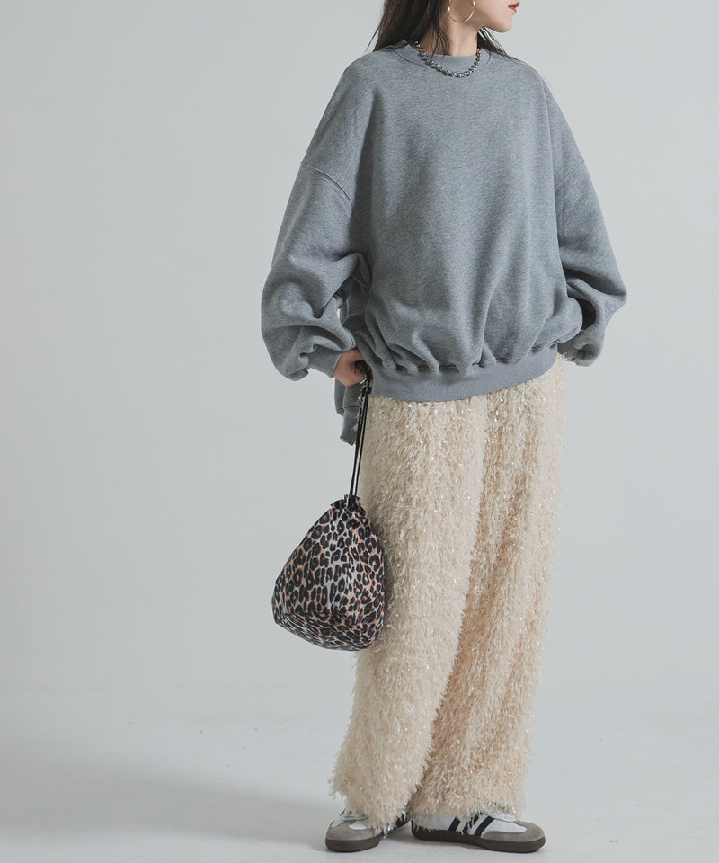 オーバーサイズスウェットプルオーバー