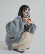 オーバーサイズスウェットプルオーバー