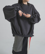 オーバーサイズスウェットプルオーバー