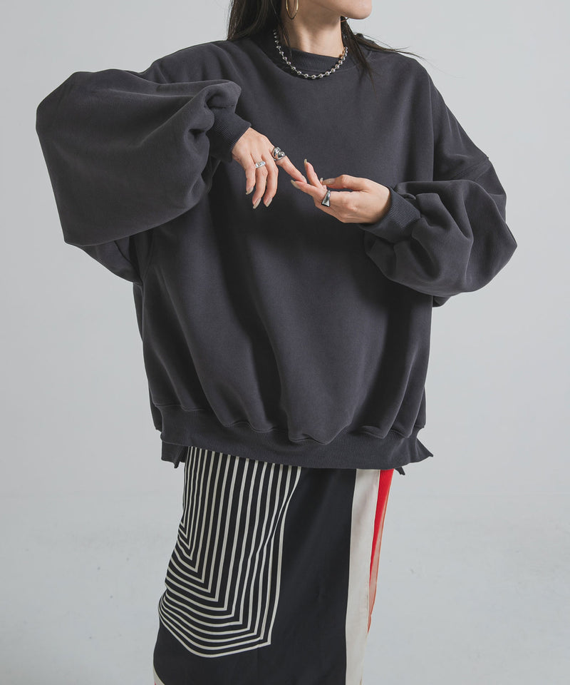 オーバーサイズスウェットプルオーバー