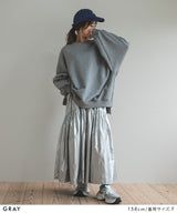 オーバーサイズスウェットプルオーバー