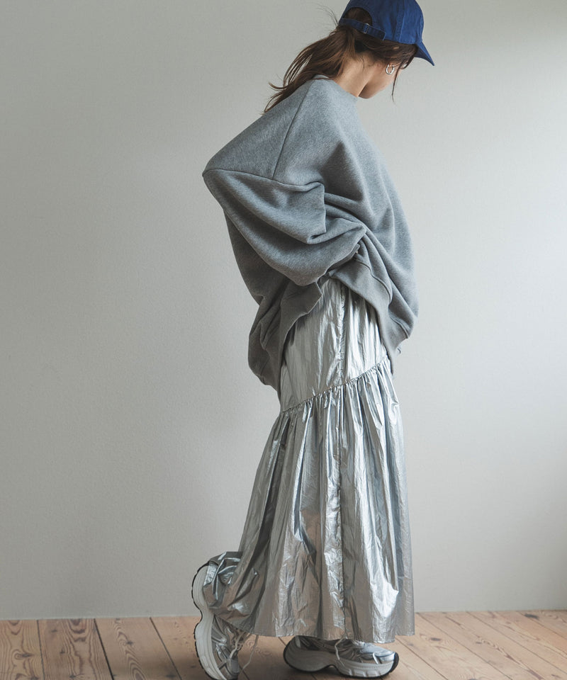 オーバーサイズスウェットプルオーバー