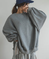 オーバーサイズスウェットプルオーバー