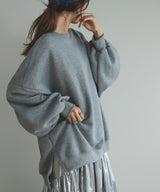 オーバーサイズスウェットプルオーバー