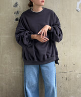 オーバーサイズスウェットプルオーバー