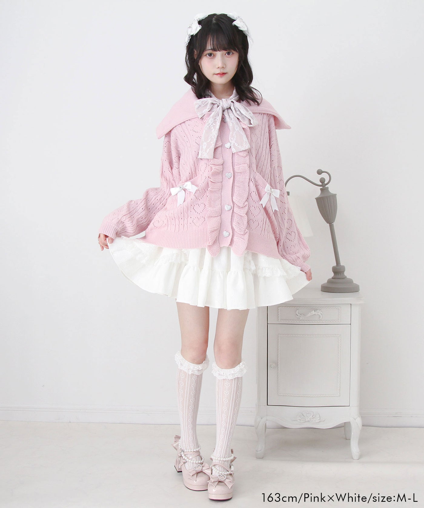 セーラ襟フリルカーディガン【ニット】 – レディースファッション通販