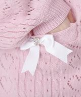 セーラ襟フリルカーディガン【ニット】