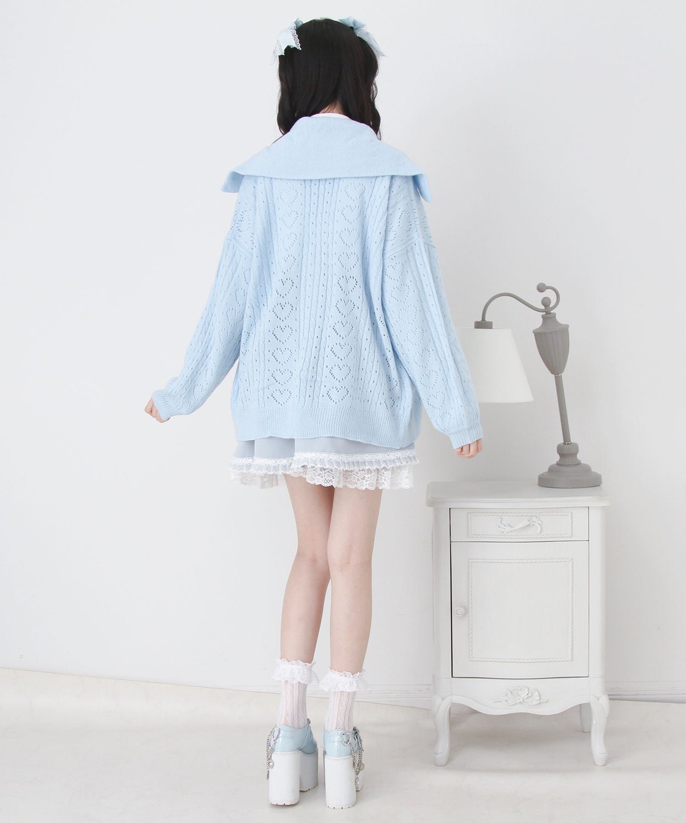 セーラ襟フリルカーディガン【ニット】 – レディースファッション通販