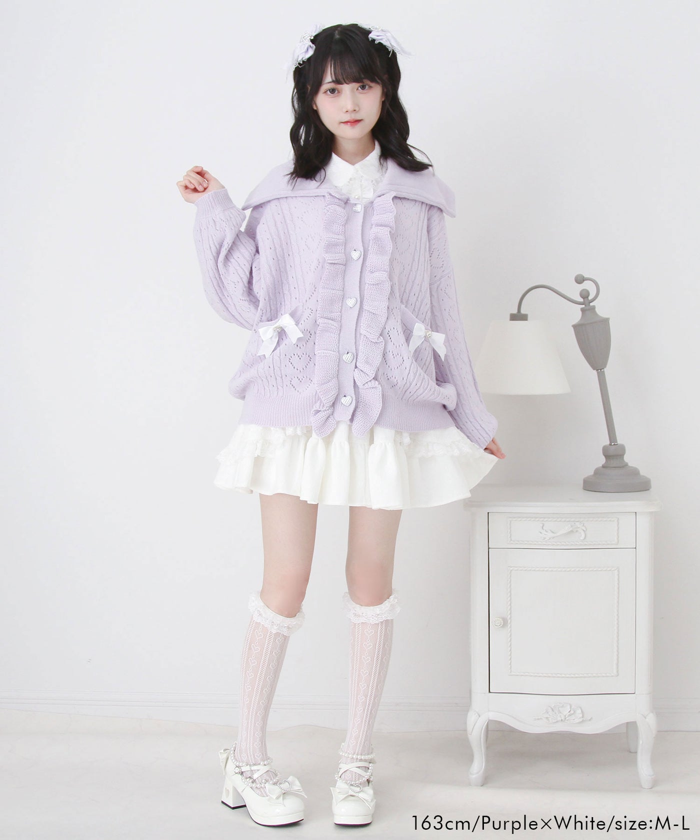 新品未使用✨️【ALGONQUINS】フリルラメチュールスカート ロリータ