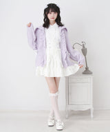 セーラ襟フリルカーディガン【ニット】