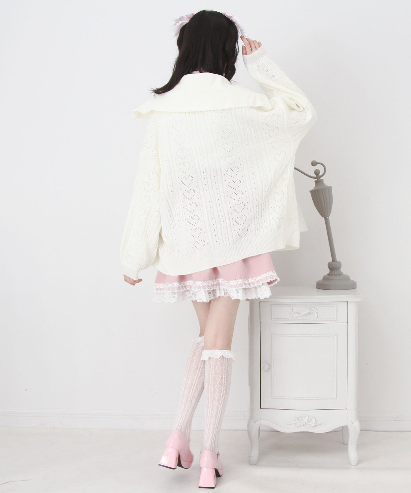 セーラ襟フリルカーディガン【ニット】 – レディースファッション通販