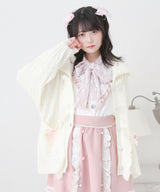 セーラ襟フリルカーディガン【ニット】