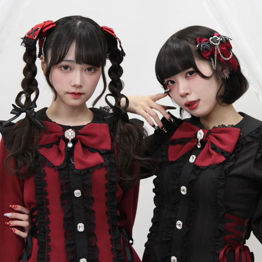 新春セール】サイドレースアップフリルワンピース – レディース