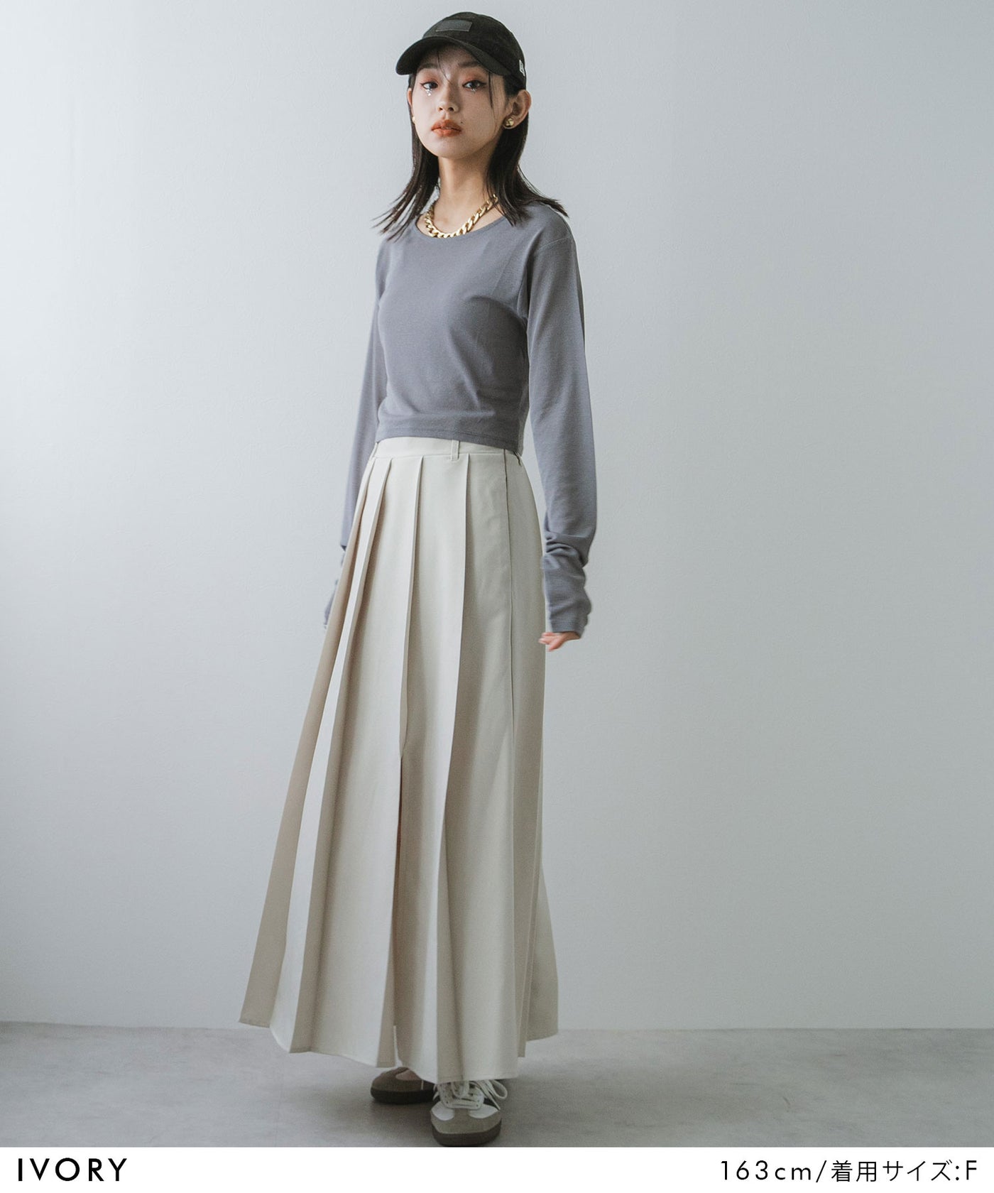 YU プリーツプリーズ ロングスカート ポケット バックスリット YU様専用 プリーツプリーズ ロングスカート ポケット バック