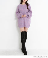 バックリボンニットチュニック