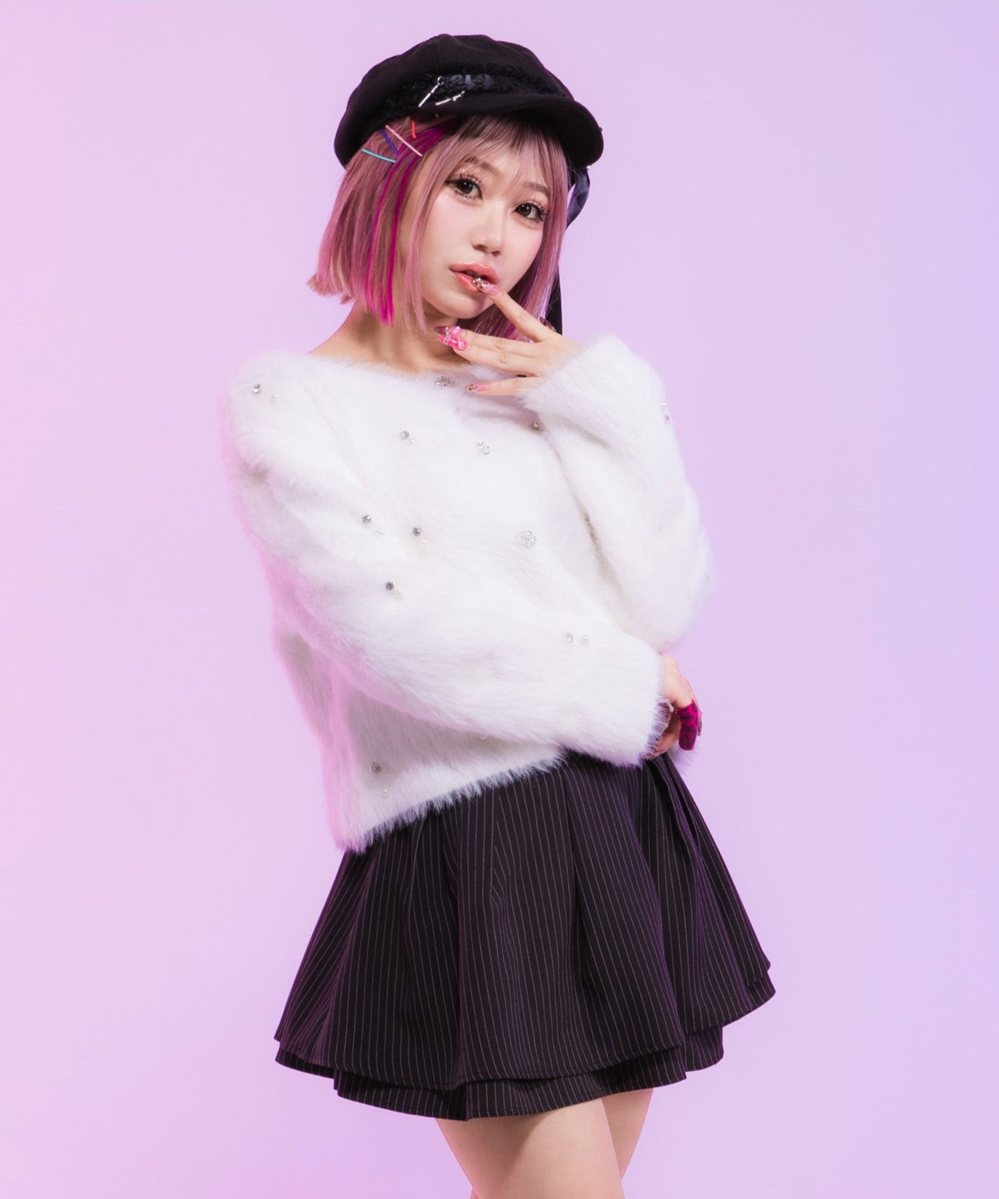 baybee♥新品未使用 シャギーカーディガン ピンク BONJOUR SAGAN公式オンラインストア / teddybear shaggy outer