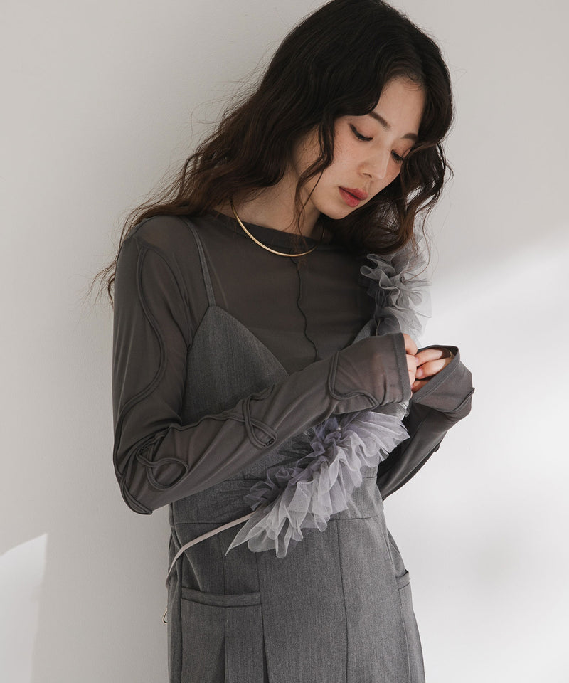 【メール便】ループリボンシアートップス