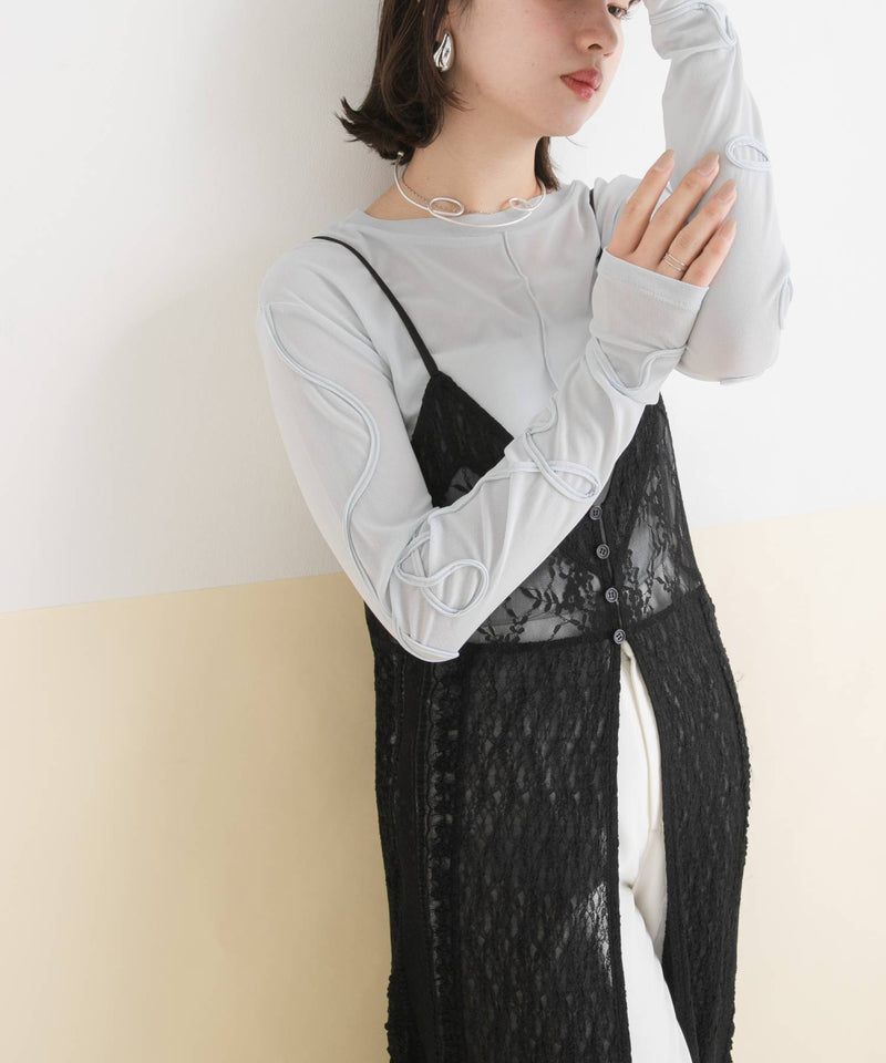 【メール便】ループリボンシアートップス