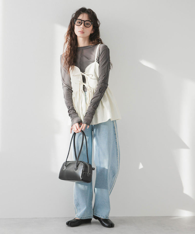 【メール便】ループリボンシアートップス