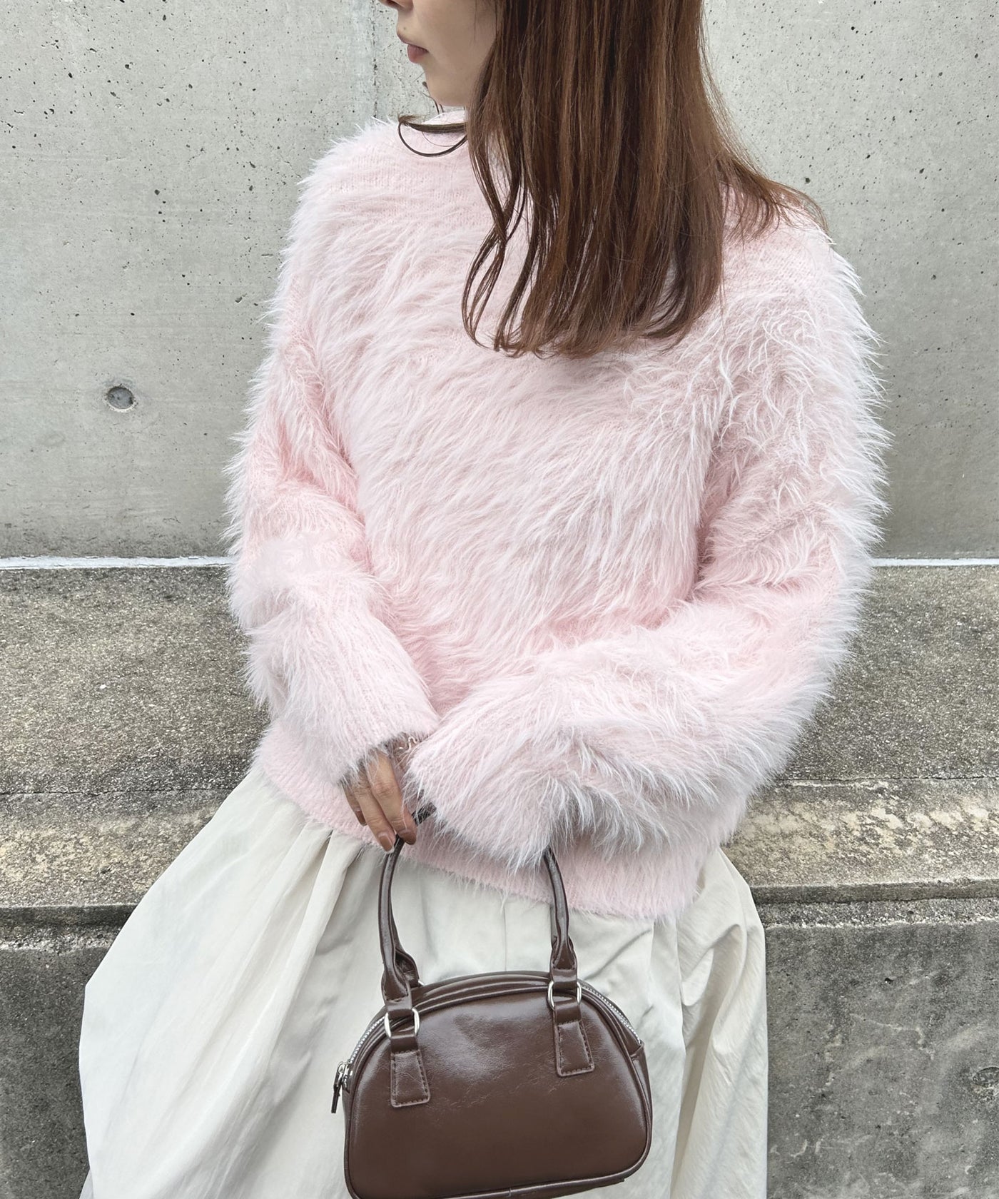 新春セール】ソフトフェザーヤーンシャギーニット – レディース