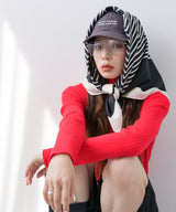 【メール便】プリント大判スカーフ/バンダナ