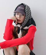 【メール便】プリント大判スカーフ/バンダナ