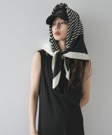 【メール便】プリント大判スカーフ/バンダナ