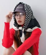 【メール便】プリント大判スカーフ/バンダナ