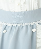 リボン刺繍ギャザースカート