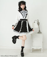 リボン刺繍ギャザースカート