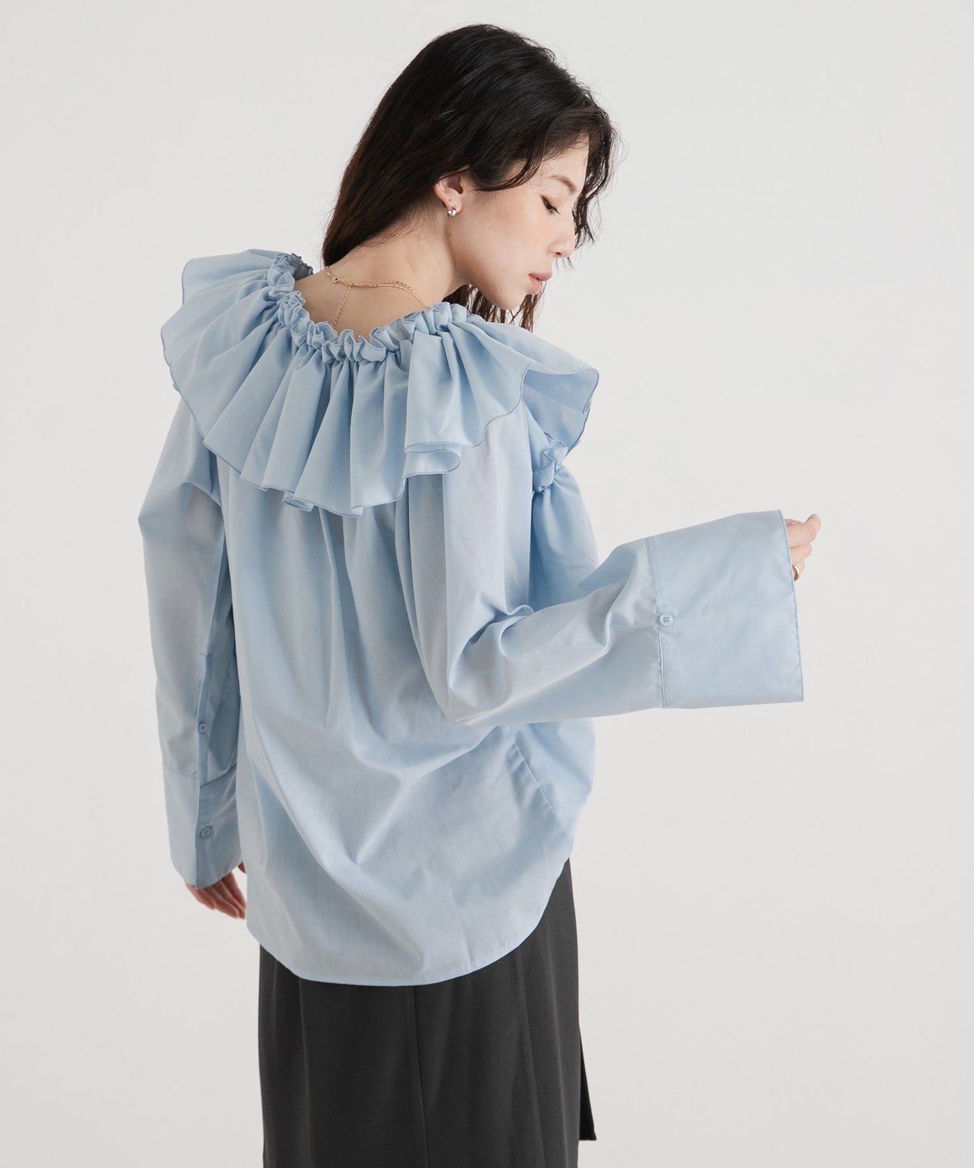 Me♡shéller 2wayオフショルフリルブラウス 2wayオフショルフリルブラウス – レディースファッション通販の