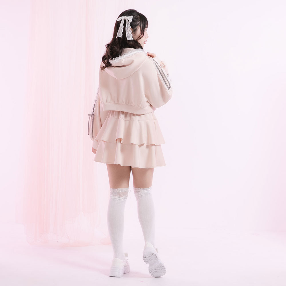 サイドラインフリルジャージsetup – レディースファッション通販の夢