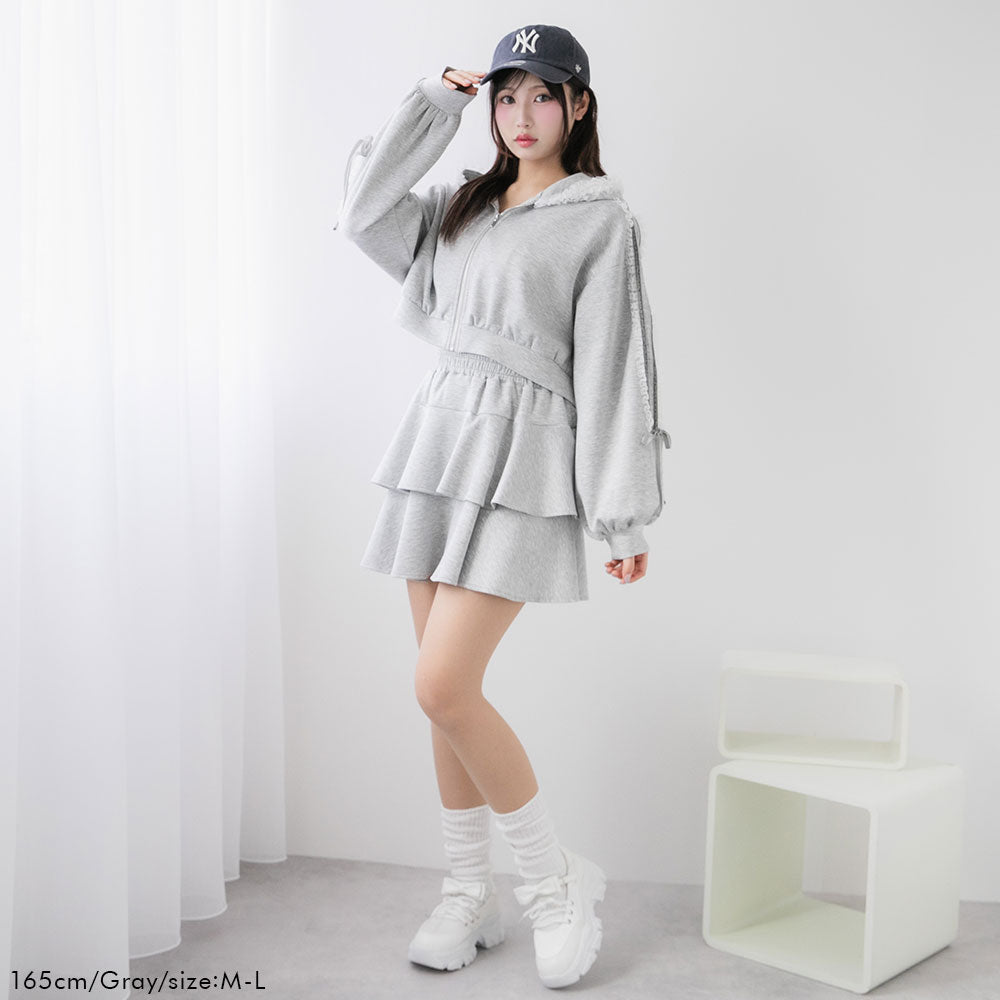 サイドラインフリルジャージsetup – レディースファッション通販