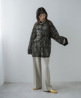 【最上もが着用】パッチワークレースオーバーサイズシャツ【OSN】