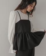 ジャガートキャミ×ブラウスSET【大きいサイズ有】