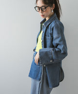 オーバーサイズカフスデザインデニムシャツジャケット