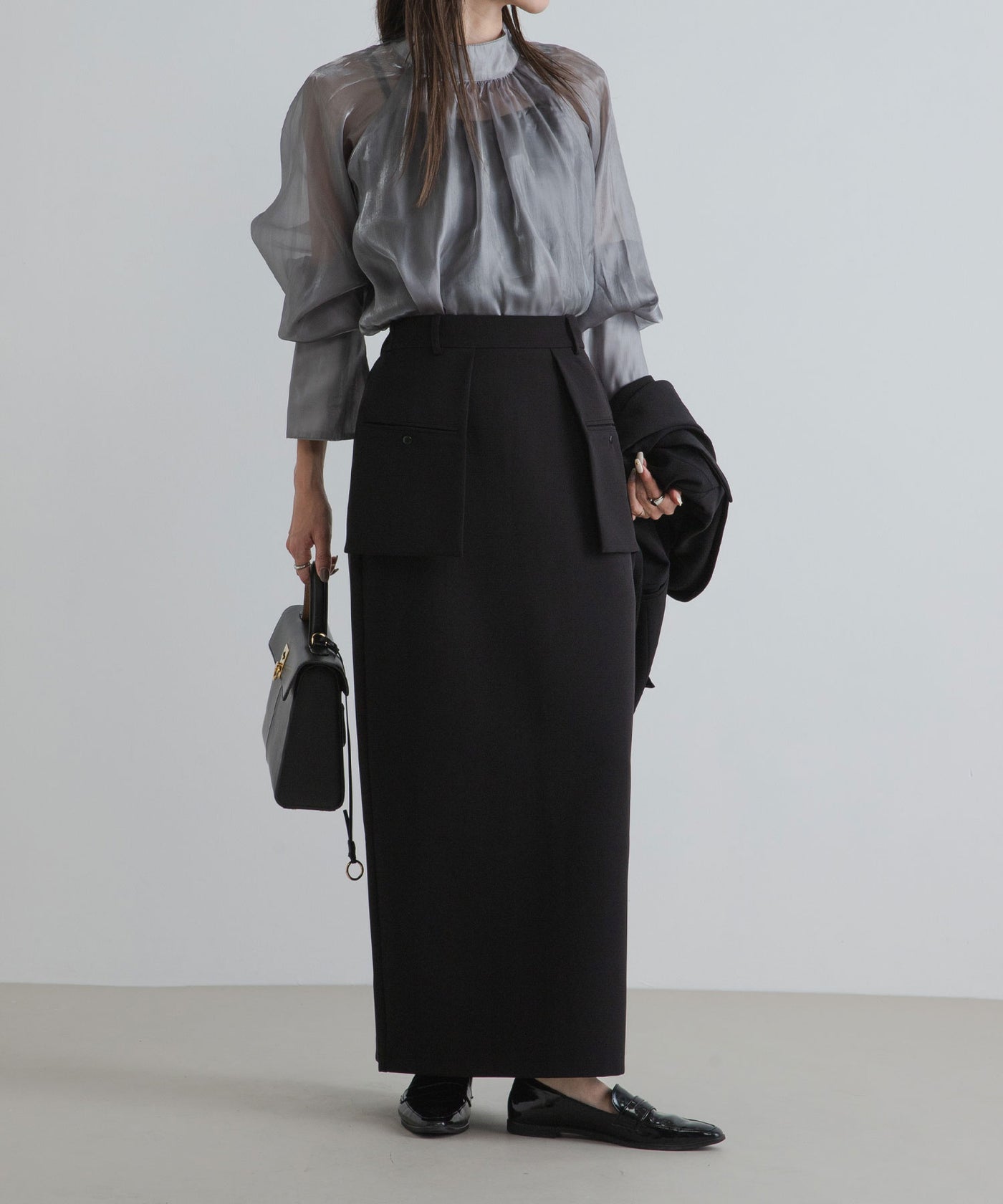 新春セール】フラップポケットストレートスカート【セットアップ対応