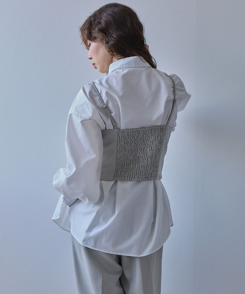 2buy10%OFF対象】ベアトップビスチェ【セットアップ対応