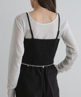 ベアトップビスチェ【セットアップ対応】