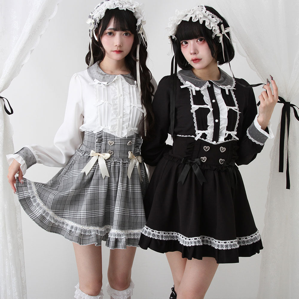 キラキラビジュレースリボンブラウス – レディースファッション通販の