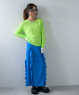 【メール便】前後2wayシアーロングトップス【OSN】