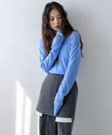 【メール便】前後2wayシアーロングトップス【OSN】