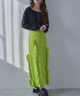 【メール便】前後2wayシアーロングトップス