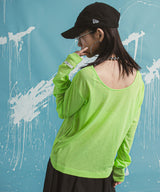 【メール便】前後2wayシアーロングトップス【OSN】